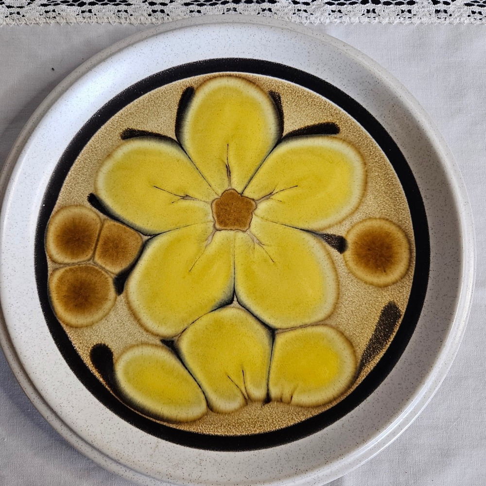 Vintage Noritake Folkstone Tahiti 8511 Pattern 8"‎ Plate Japan